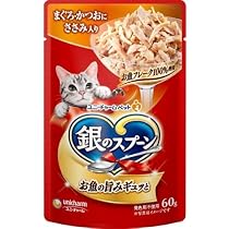 Amazon | 銀のスプーン パウチ まぐろ・かつおにかつお節入り 60g×16コ